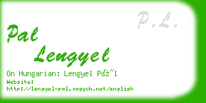 pal lengyel business card